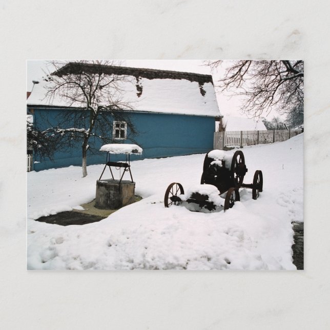 Kom ihåg vintern vykort (Framsida)