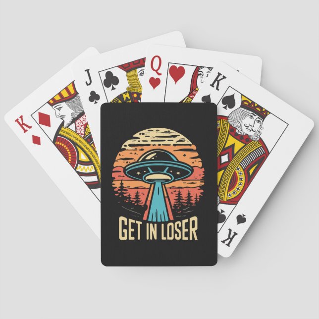 Kom in förlorare casinokort (Baksidan)