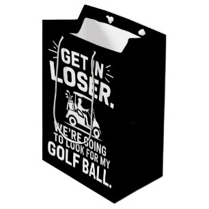 Kom In förlorare golfkärra leta efter min boll gol