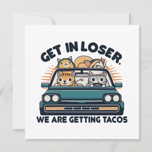 Kom in förlorare, vi skaffar tacos (Framsida)