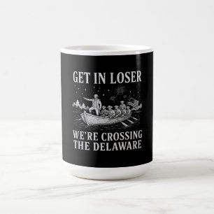 Kom in förlorare Washington Delaware Meme Kaffemugg