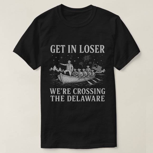 Kom in förlorare | Washington Delaware Meme T Shirt (Design framsida)