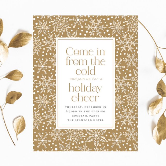 Kom in från Kallet, korporerad jul Party Julkort (Skapare uppladdad)