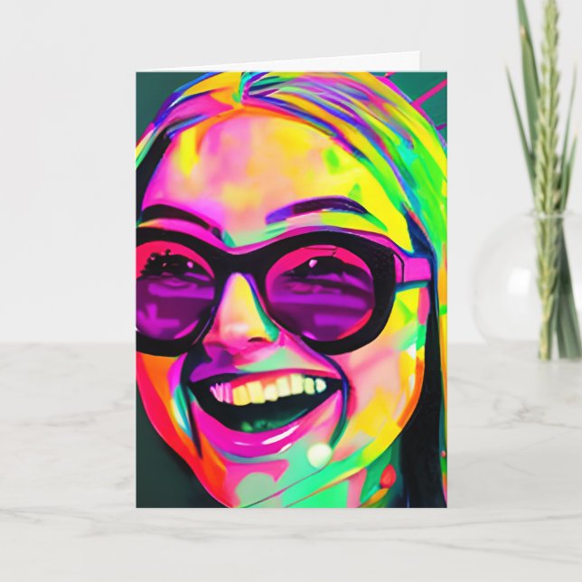 Kom in i Giggles | VÄNSKAP Kort (Framsida)