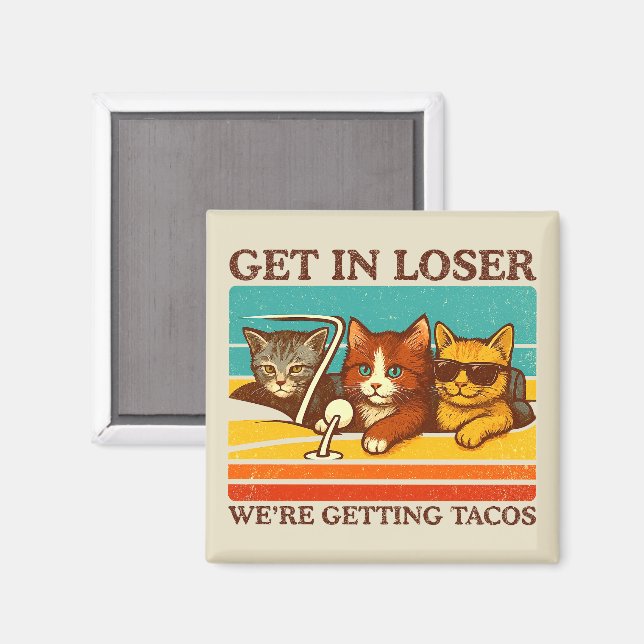 Kom in i lösare Vi får Tacos Magnet (Front/Back)