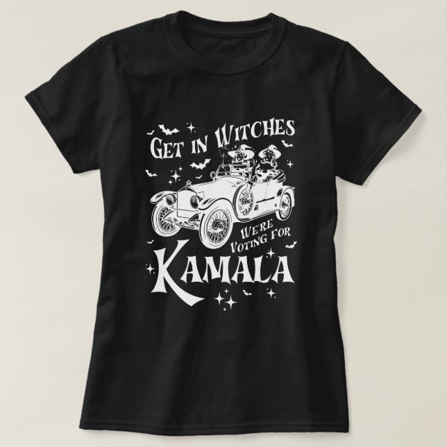 Kom in med vittnen Vi röstar för Kamala2 T Shirt (Design framsida)
