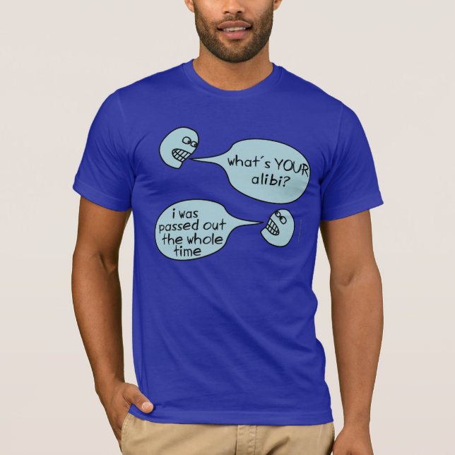 Kom inte ihåg att det inte gjorde alibi am1 t-shirt (Framsida)