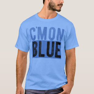 Kom Kom På Blå Domare Baseball Fan Älskar Present  T Shirt