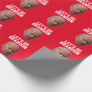 KOM LÅT OSS ÅKA BRANDON BIDEN VALENTINSKLAFS PAPPE PRESENTPAPPER