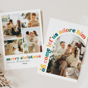 Kom Låt oss be honom om julkort