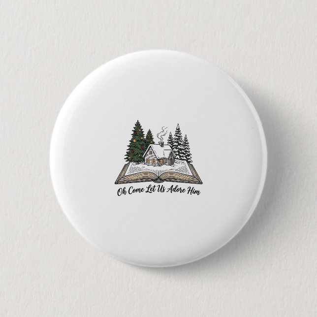 Kom låt oss tillbe Honom Jul Bok Design_1 Knapp (Framsida)