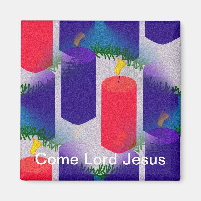 Kom Lord Jesus Magnet (Framsidan)