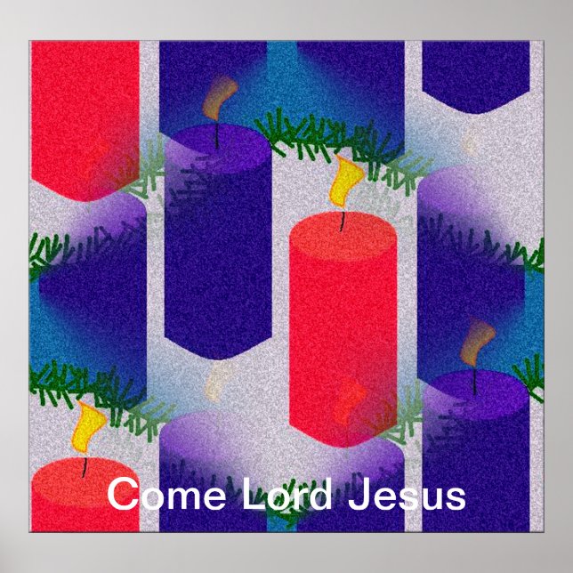 Kom Lord Jesus Poster (Framsidan)