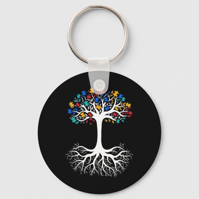 Kom med manuella funktionshinder nyckelring (Framsida)