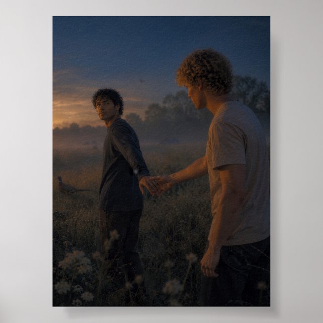 Kom med mig | HBTQ-konstprojekt Poster (Framsidan)