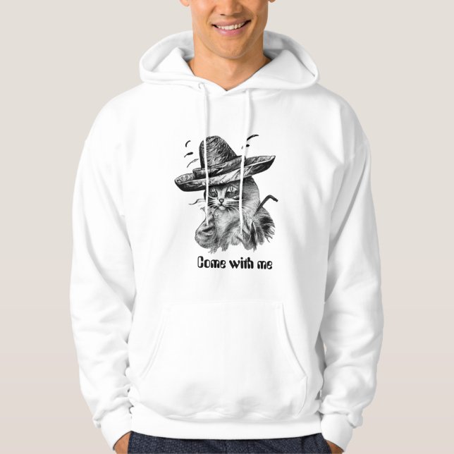 Kom med mig, Manar-elitskjorta Hoodie (Framsida)