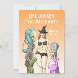 Kom medan du är Halloween-inbjudan Inbjudningar