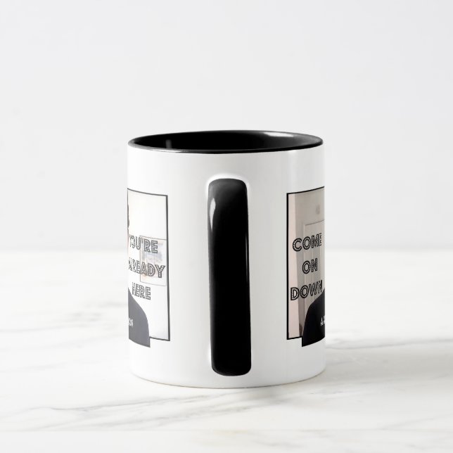 Kom ner, du är redan här!Mugg Mugg (Handtag)