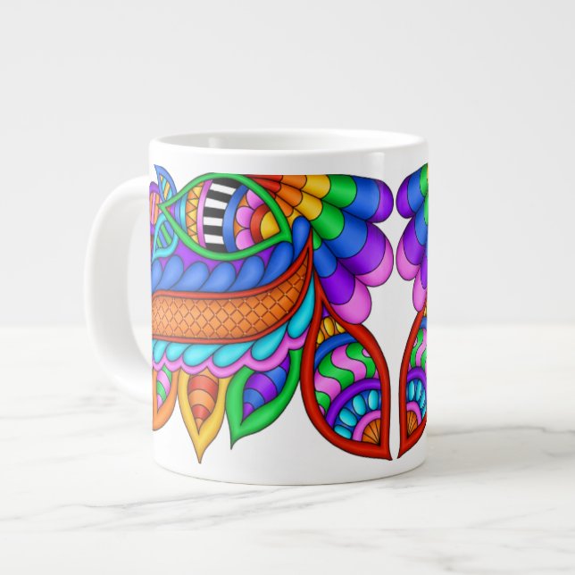 Kom och hämtning jumbo mugg (Framsida vänster)