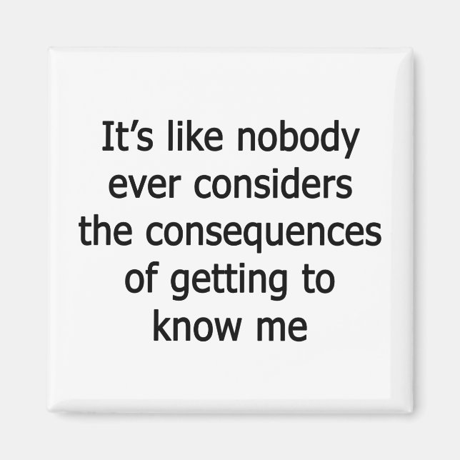 Kom och känn mig magnet (Framsidan)