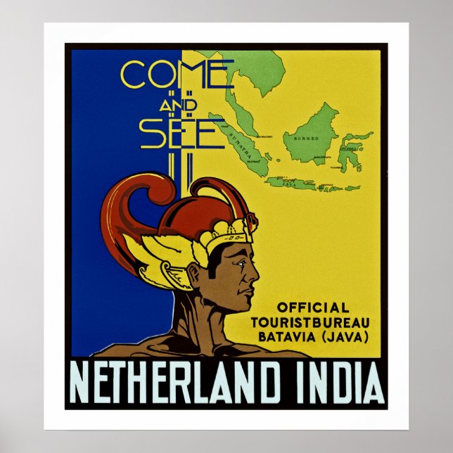 Kom och Se Nederländerna, Indien Poster (Framsidan)
