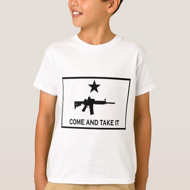 Kom och ta den AR-15 T-shirt (Framsida)