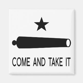 Kom och ta den Flagga ~ Texas Magnet