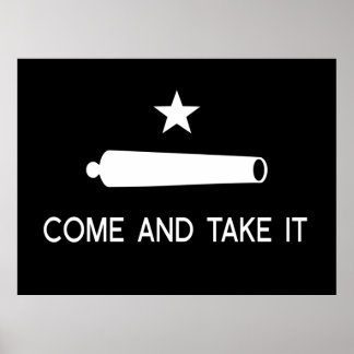 Kom och ta den Flagga ~ Texas Poster