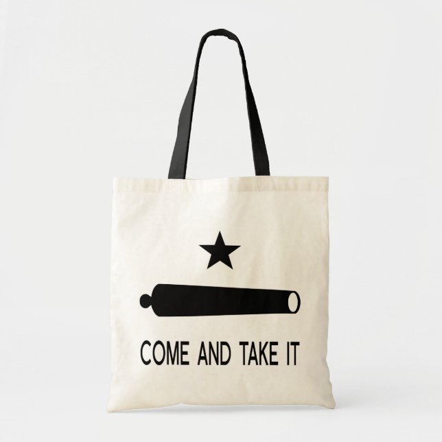 Kom och ta den Flagga ~ Texas Tygkasse (Framsidan)