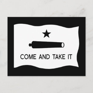 Kom och ta den Flagga ~ Texas Vykort