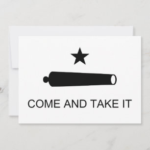 Kom och ta det Texas Flagga Battle Gonzales