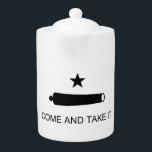 Kom och ta det! Texas State Strider Flagga<br><div class="desc">Striden mot Gonzales var Texas Revolutions första militära förlovning. Komen och ta den flagga som Texians flög före striden. Den slogs nära Gonzales, Texas, den 2 oktober 1835, mellan rebelliska bosättare i Texian och en avlossning av mexikanska armésoldater. Formgivningen av flagga från 1923 i Texas är offentlig. Den nya versionen...</div>