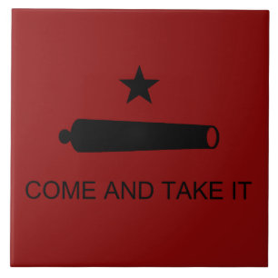 Kom och ta det! Texas State Strider Flagga Kakelplatta