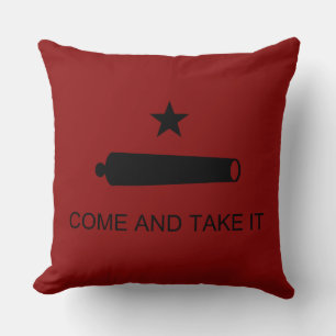 Kom och ta det! Texas State Strider Flagga Kudde