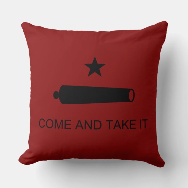 Kom och ta det! Texas State Strider Flagga Kudde (Framsida)