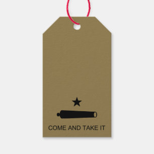 Kom och ta det! Texas State Strider Flagga Presentetikett