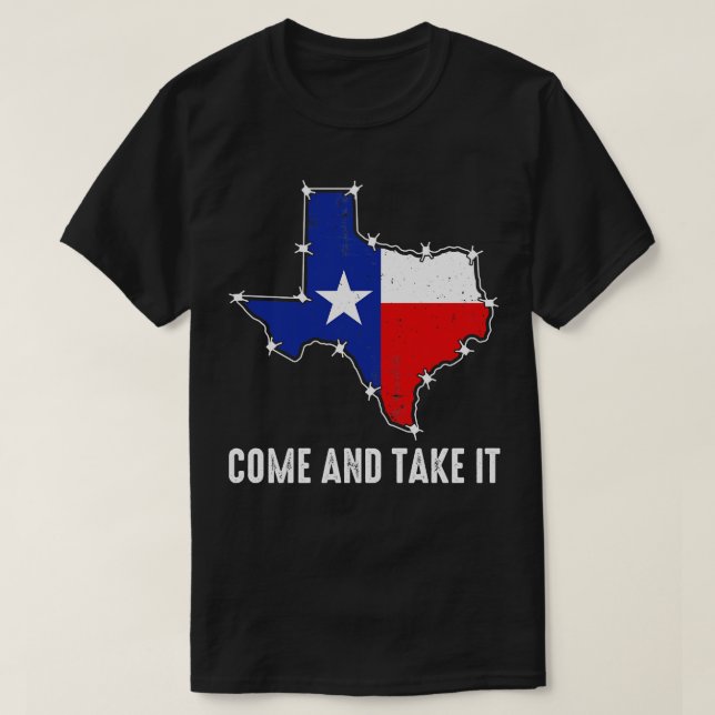 Kom och ta det Texas T Shirt (Design framsida)