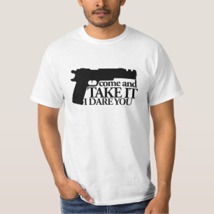 Kom och ta min GUN. T-shirt