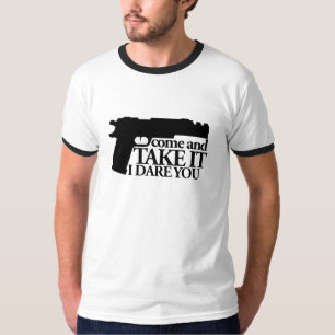 Kom och ta min GUN. T-shirt
