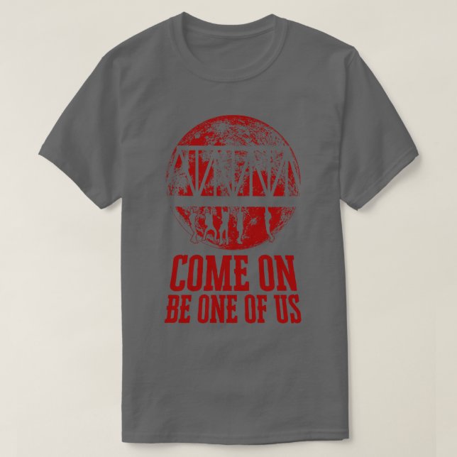 Kom om att vara en av oss t shirt (Design framsida)