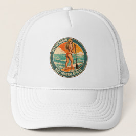 Kom Ombord SUP Pinup Paddleboard Retro Surf Shop Keps