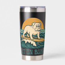 Kom Ombord Surfarhund | Retro Bulldog Surfning