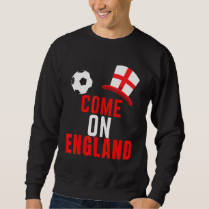 Kom on England, dess kommande Home England Fläkt F Lång Ärmad Tröja
