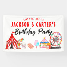 Kom One All Carnival Circus Kids Joint Birthday