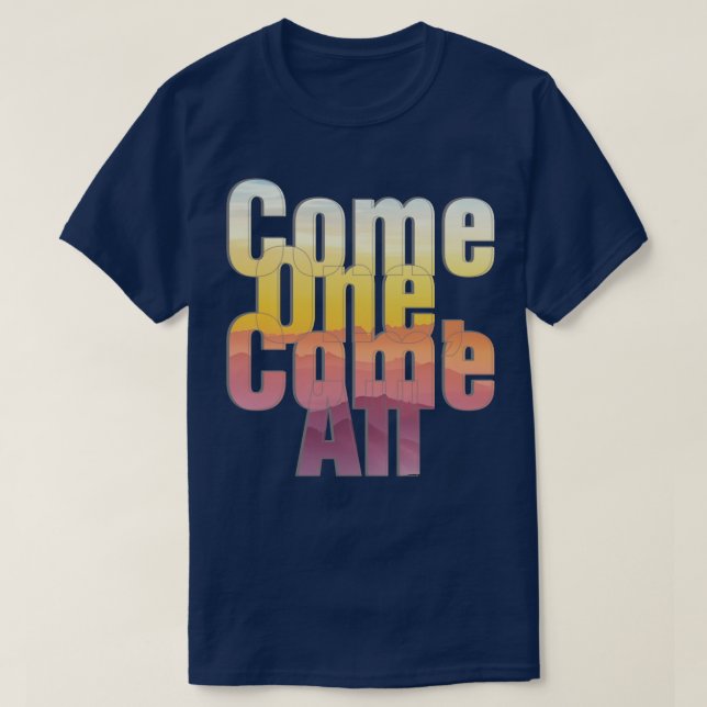 Kom One Kom All T Shirt (Design framsida)