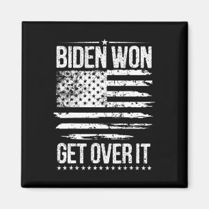 Kom över det USA flagga-nuny Biden Harris Magnet