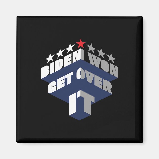 Kom över det (vi gjorde det) magnet (Framsidan)