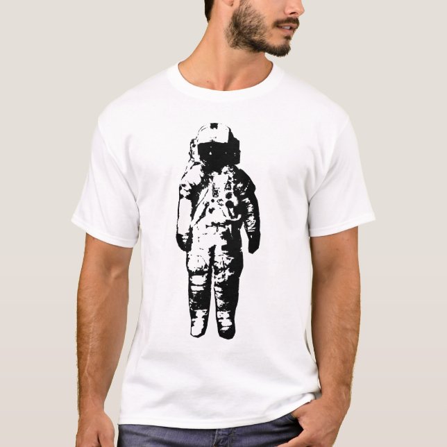 Kom över till major Tom - killar Astronaut Te T-shirt (Framsida)