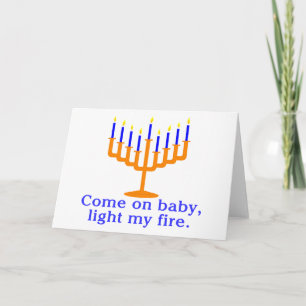 Kom på Baby, tänd min brand Helgkort