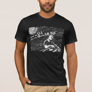 Kom på DJ-mörkT-tröja T Shirt